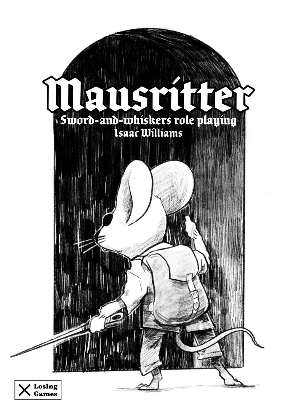 Mausritter: Sword-and-Whiskers Role Playing